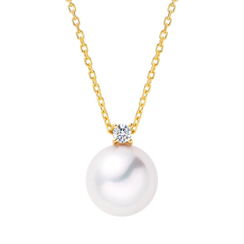 18K Gold Akoya Pearl Pendant