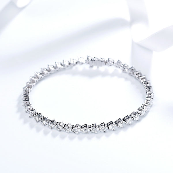 18K Gold Diamond Tennis Bracelet