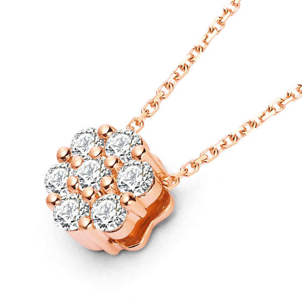 18K Gold Diamond Necklace