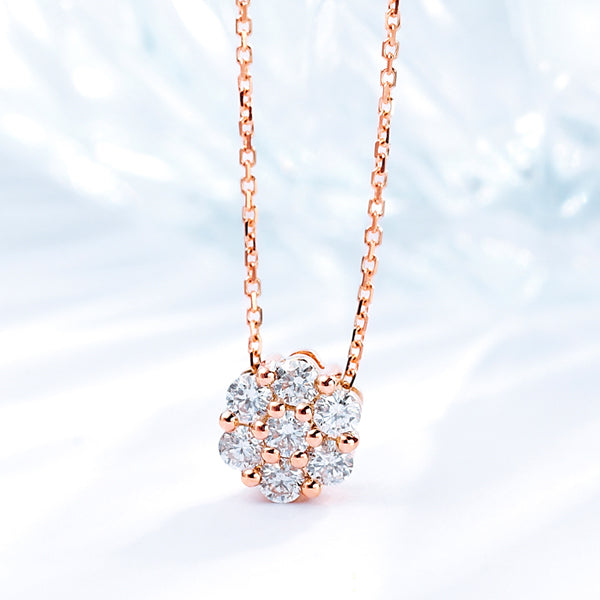 18K Gold Diamond Necklace