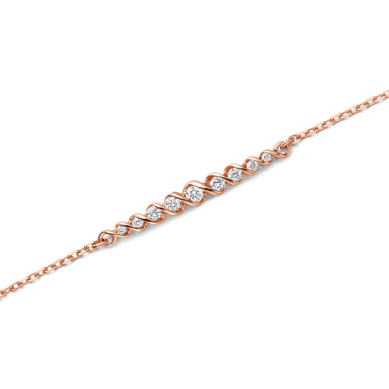 18K Gold Diamond Bracelet