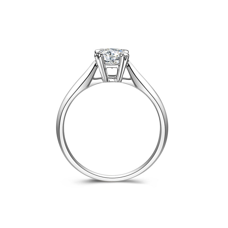 18K Gold/Platinum Petite Diamond Ring Setting