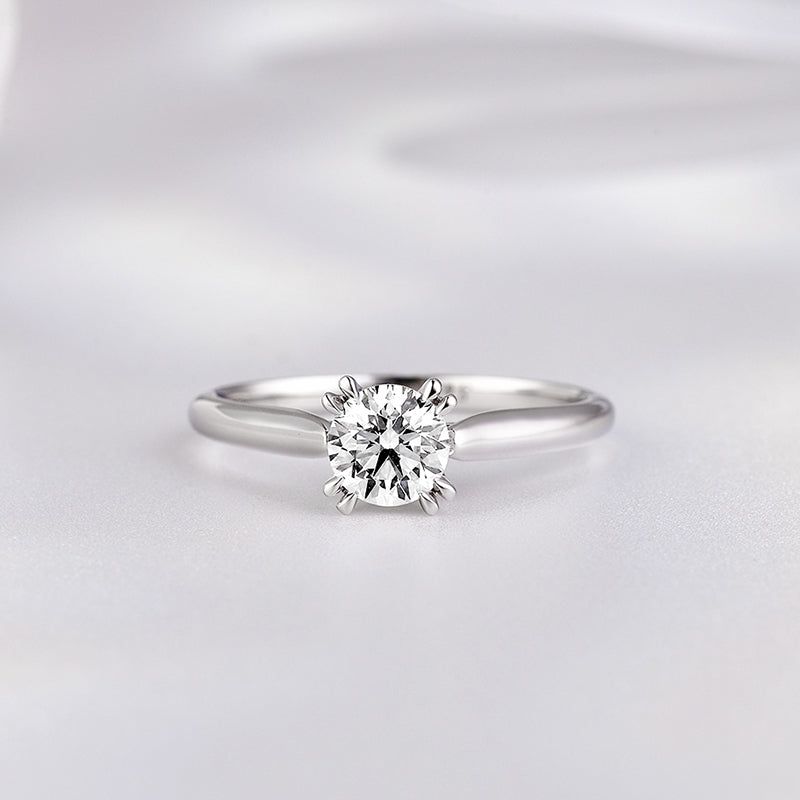 18K Gold/Platinum Petite Diamond Ring Setting