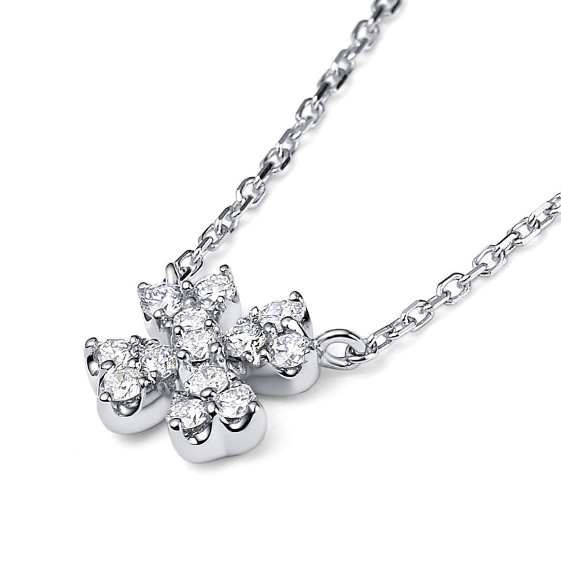 18K Gold Cloves Diamond Necklace