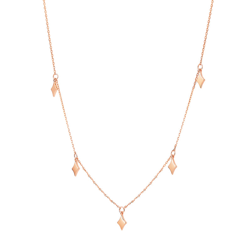 18K Gold "STARS" Diamond Necklace