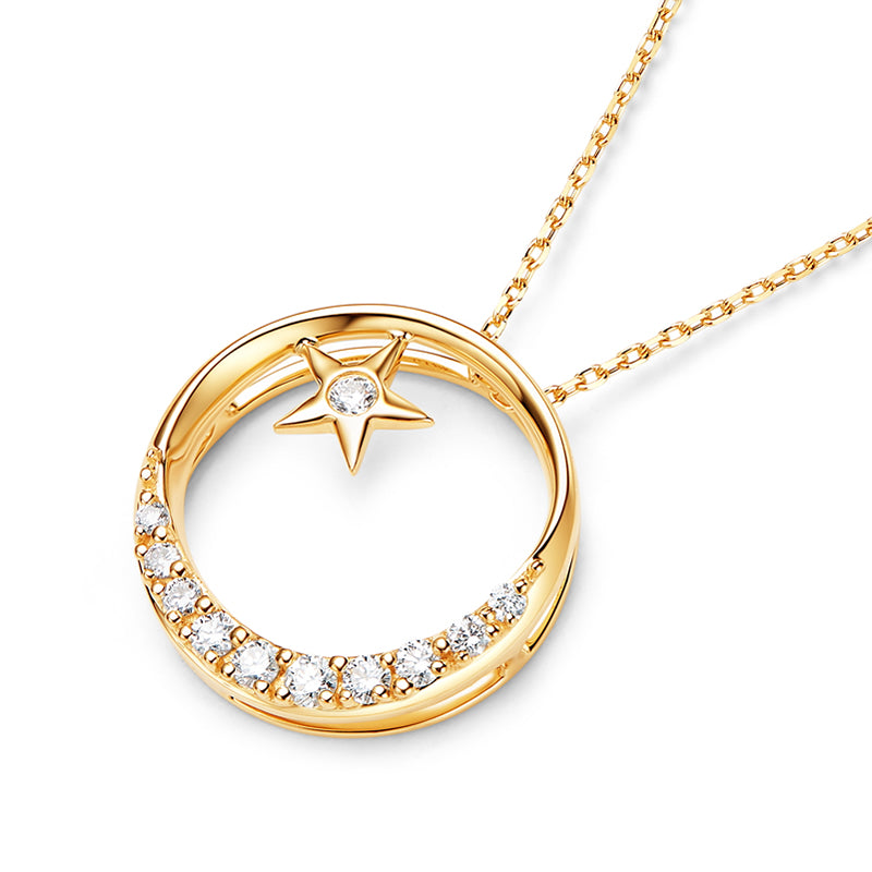 18K Gold "STARRY" Diamond Necklace