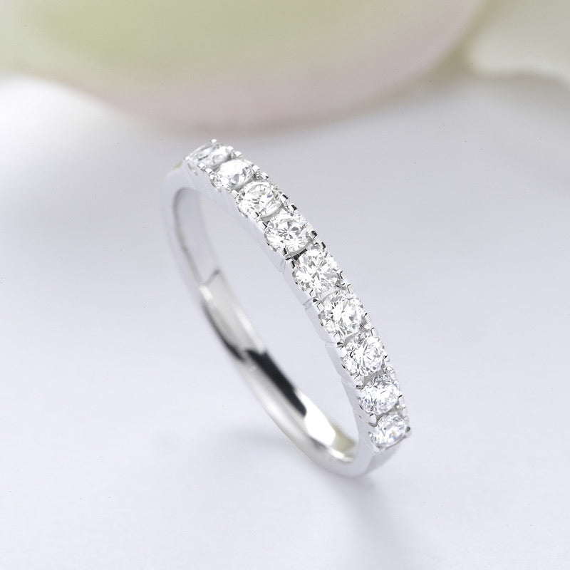 18K Gold/Platinum Eternity Ring