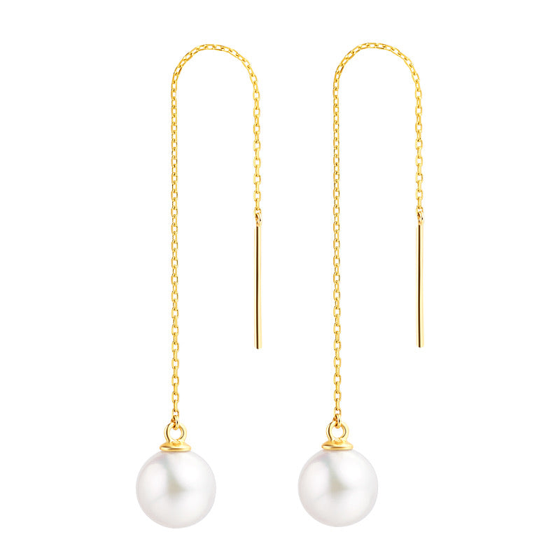 18K Gold Akoya Pearl Earrings