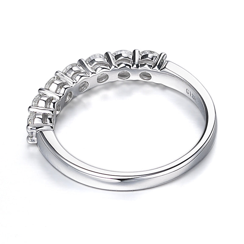 18K Gold Diamond/Platinum Eternity Ring