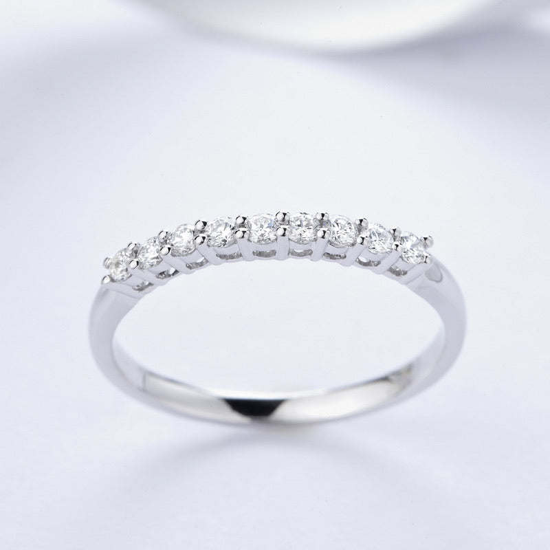 18K Gold/Platinum Diamond Eternity Ring