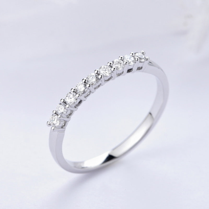 18K Gold/Platinum Diamond Eternity Ring