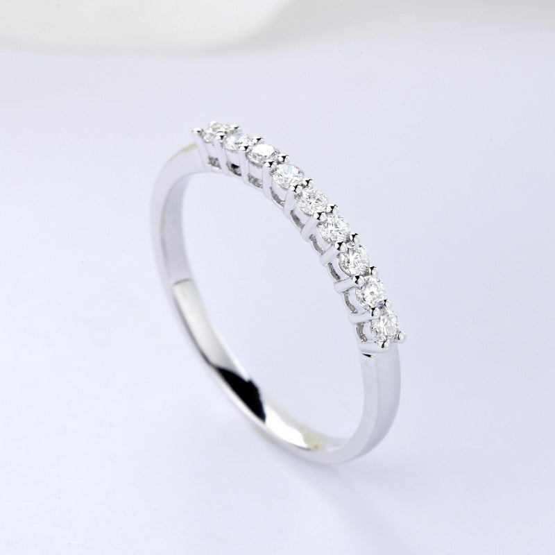 18K Gold/Platinum Diamond Eternity Ring