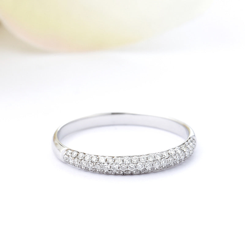 18K Gold/Platinum Diamond Eternity Ring