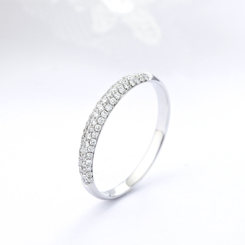 18K Gold/Platinum Diamond Eternity Ring