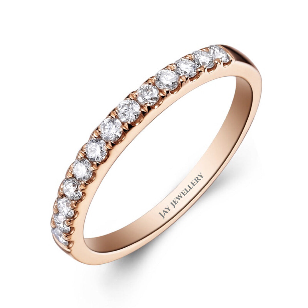 18K Gold/Platinum Diamond Eternity Ring